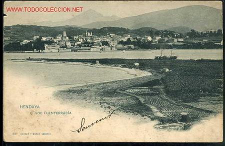 Postkarten: TARJETA POSTAL DE HENDAYA-DESDE FUENTARRABIA