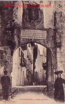 Postcards: TARJETA POSTAL DE FUENTERRABIA.-PUERTA PRINCIPAL-.