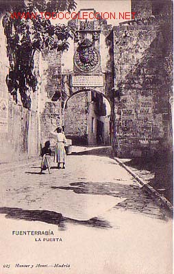 Postcards: TARJETA POSTAL DE FUENTERRABIA N&ordm;925.-LA PUERTA-.