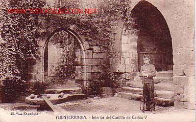 Postkarten: TARJETA POSTAL DE FUENTERRABIA N&ordm;13.-INTERIOR DEL CASTILLO DE CARLOS V-.