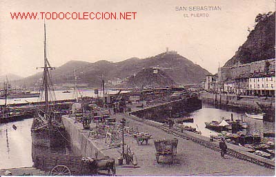 Postkarten: TARJETA POSTAL DE SAN SEBASTIAN.-EL PUERTO-.