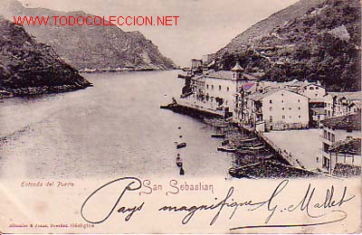 Postais: TARJETA POSTAL DE SAN SEBASTIAN N&ordm;10540.-ENTRADA DEL PUERTO-.