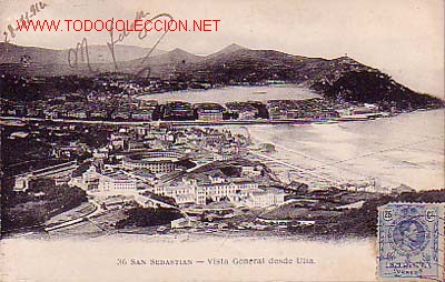 Postkarten: TARJETA POSTAL DE SAN SEBASTIAN N&ordm;36.-VISTA GENERAL DESDE ULIA-.