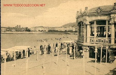 Postais: TARJETA POSTAL DE SAN SEBASTIAN N&ordm; 60 - TERRAZA DE LA PERLA DEL OCEANO
