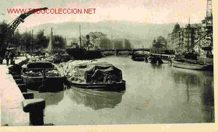 Postales: BILBAO, VISTA DE LA RIA - Foto 1