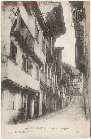 FUENTERRABIA - CALLE DE PAMPINOT