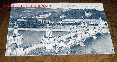 Postcards: ANTIGUA POSTAL DE SAN SEBASTIAN - PUENTE DE MARIA CRISTINA - FOTO EDITOR GREGORIO G. GALARES -  SIN