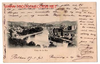 Postales: BILBAO. VISTA DE LA RIA. - Foto 1