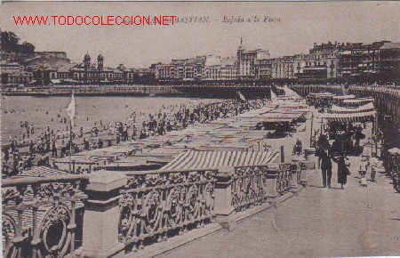 SAN SEBASTIAN - BAJADA A LA PLAYA.-
