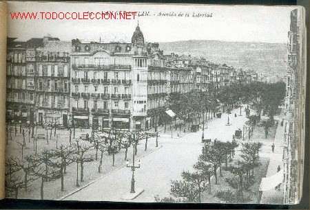 Postales: TARJETA POSTAL N&ordm; 65 DE SAN SEBASTIAN - AVENIDA DE LA LIBERTAD