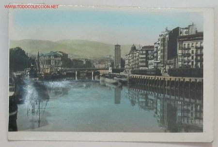 Postales: TARJETA POSTAL BILBAO. Muelle de Ripa - Foto 1