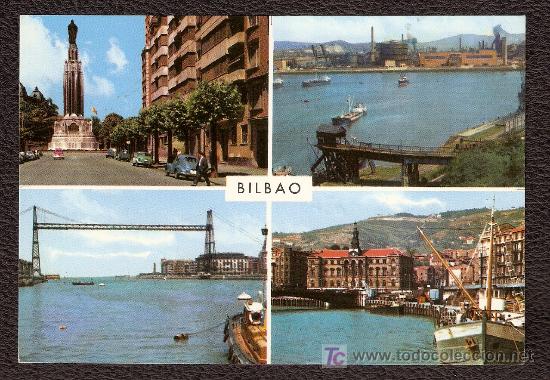 Postales: POSTAL DE BILBAO  - BELLEZAS DE LA CIUDAD - Foto 1