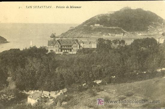 Postkarten: TARGETA POSTAL DE SAN SEBASTIAN.PALACIO MIRAMAR