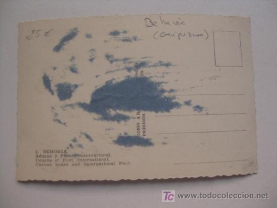Postales: BEHOBIA  (GUIPUZCOA) - Foto 2