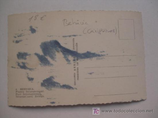 Postales: BEHOBIA  (GUIPUZCOA) - Foto 2