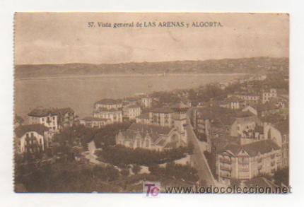 Cartoline: VISTA GENERAL DE LAS ARENAS Y ALGORTA. (GRAFOS).