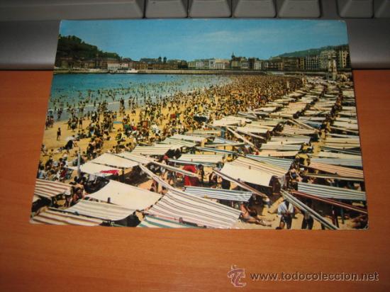 Postales: SAN SEBASTIAN    PLAYA DE LA CONCHA - Foto 1