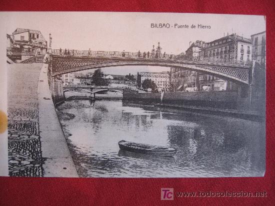 Postales: BILBAO - PUENTE DE HIERRO - Foto 1