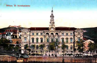 Postales: POSTAL DE BILBAO EL AYUNTAMIENTO. - Foto 1