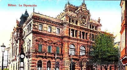 Postales: POSTAL DE BILBAO LA DIPUTACION - Foto 1