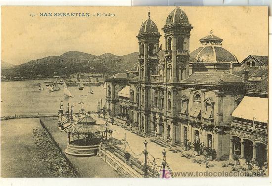 Postales: TARJETA POSTAL DE SAN SEBASTIAN.N&ordm; 17. EL CASINO. ED. GALARZA CLICHE GONZALEZ