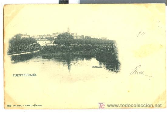 Postales: TARJETA POSTAL DE FUENTERRABIA. GUIPUZCOA. VITSA GENERAL. HAUSER Y MENET
