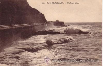 Postales: N&ordm; 2885 POSTAL SAN SEBASTIAN EL ROMPEOLAS