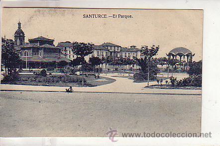 Postales: SANTURCE (VIZCAYA).- EL PARQUE - Foto 1