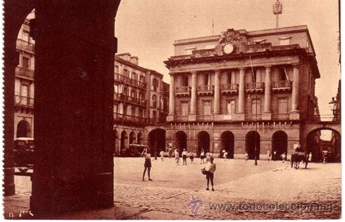 Postales: N&ordm; 4068 POSTAL SAN SEBASTIAN PLAZA DE LA CONSTITUCIN Y HOTEL