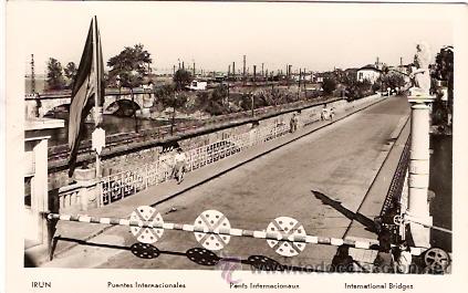Postales: POSTAL IRUN PUENTES INTERNACIONALES - Foto 1