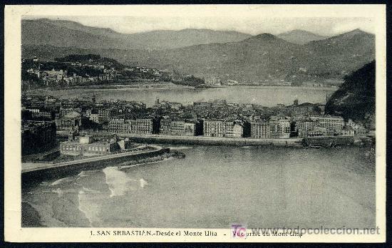 Postales: SAN SEBASTIAN : Roisin N&ordm; 1 - Desde el Monte Ulia. Fotografica.