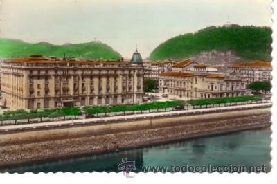 Postais: N&ordm; 7383 POSTAL SAN SEBASTIAN HOTEL MARIA CRISTINA