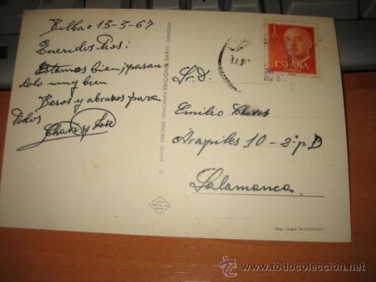 Postales: BILBAO .-EDICIONES DARVI.-CIRCULADA - Foto 2