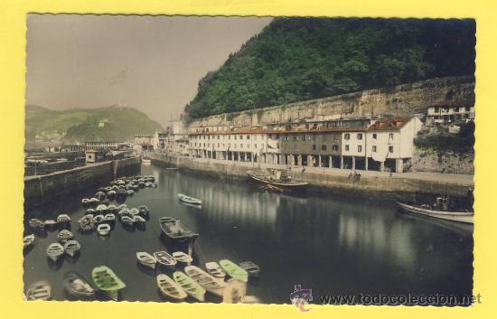 Cartes Postales: PAIS VASCO-  1 SAN SEBASTIAN  -EL PUERTO  1952-ED-LUJO-ZARAGOZA-P 590