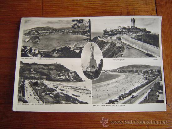 Cartoline: Postal de San Sebastian.