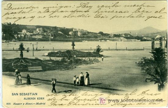 Postkarten: POSTAL SAN SEBASTIAN ALBERDI EDER HAUSER Y MENET