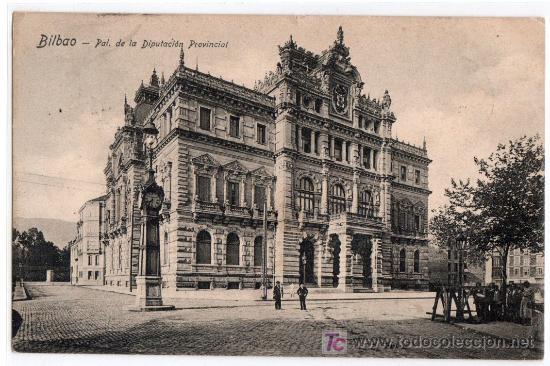Postales: TARJETA POSTAL DE BIBAO. PALACIO DE LA DIPUTACION PROVINCIAL