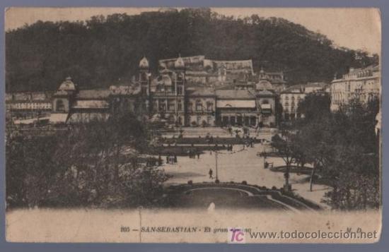 Postkarten: TARJETA POSTAL ANTIGUA DE SAN SEBASTIAN. 205. EL GRAN CASINO.