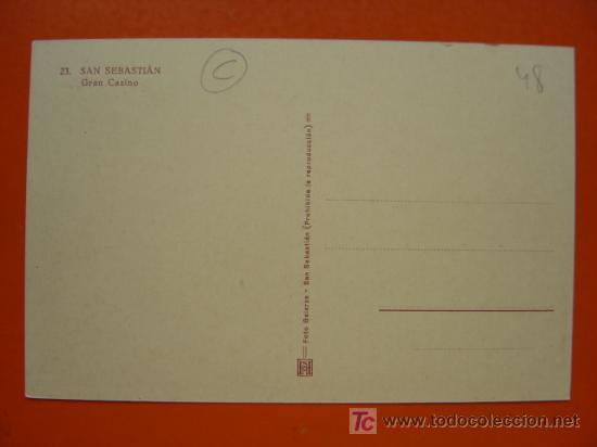 Postales: SAN SEBASTIAN - REF. - 109 - Foto 2