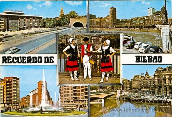 Postales: POSTAL: RECUERDO DE BILBAO - Foto 1
