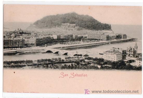 Postales: TARJETA POSTAL DE SAN SEBASTIAN. VISTA PARCIAL. ROMMIER & JONAS 10532