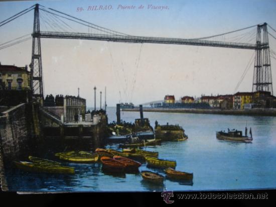Postales: BILBAO.PUENTE DE VIZCAYA.S/C