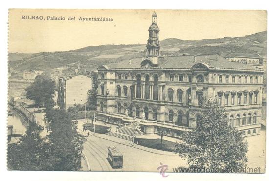 Postales: Bilbao Palacio del Ayuntamiento - Foto 1