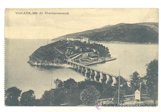 Postales: VIZCAYA Isla de Chacharramendi - Foto 1