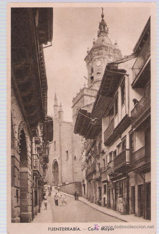 Postales: Fuenterrab&iacute;a.-Calle Mayor. - Foto 1