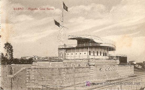Postales: POSTAL DE ALGORTA (BILBAO) CASA BARCO - Foto 1