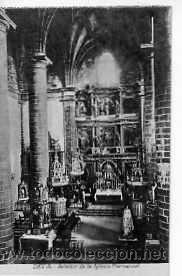 Postales: POSTAL DEVA INTERIOR DE LA IGLESIA PARROQUIAL - Foto 1