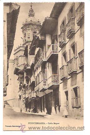 Postales: POSTAL FUENTERRAB&Iacute;A &ndash; CALLE MAYOR - Foto 1