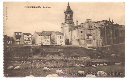 Postales: POSTAL FUENTERRAB&Iacute;A &ndash; LA IGLESIA - Foto 1