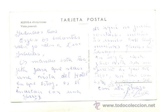 Postales: ALZOLA  Guip&uacute;zcoa - Foto 2